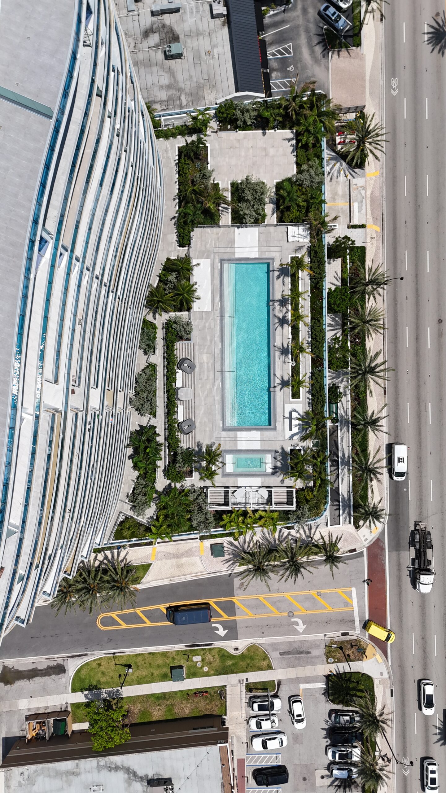 Satellite View of the Luxury Pool